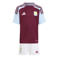 Fotbalové Dres Aston Villa Dětské Domácí 2024-25 Krátký Rukáv (+ trenýrky)